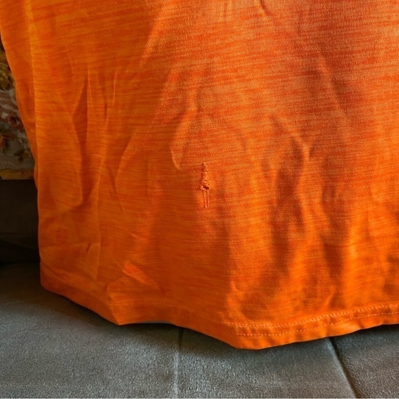 Old Navy Active youth shirt in large. Bright orange with blue accent. Go-Dry. - Picture 3 of 5
